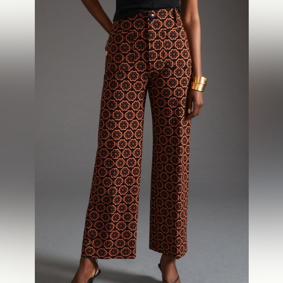Maeve for Anthropologie Colette Ponte Crop Pants, 30, Worn Twice Like New! 🍑🧡 - Picture 1 of 10